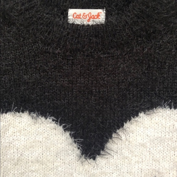 Cat & Jack Girls Penguin Sweater (NWT) - Picture 4 of 5